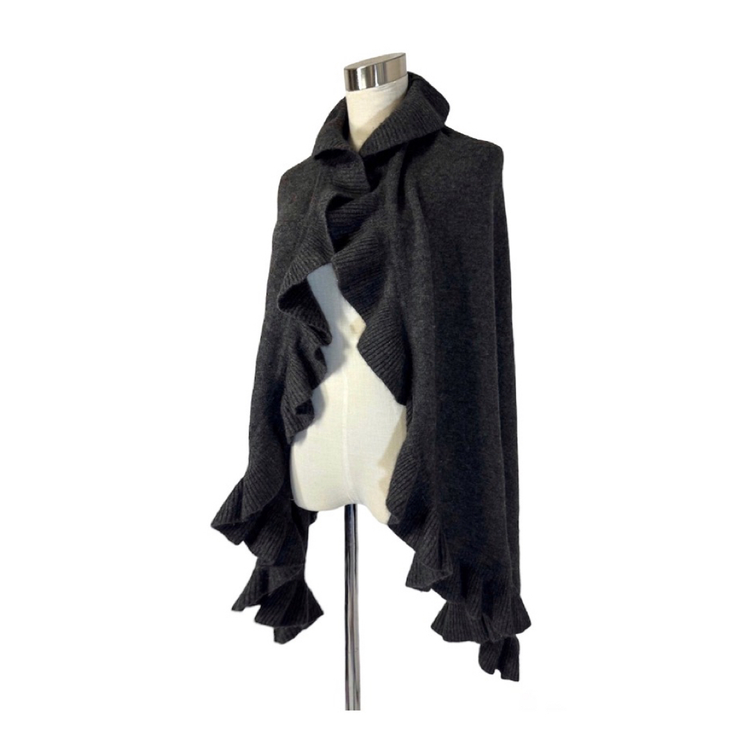 Chloe - Chloé ふんわりアンゴラウール ケープニット大判フリル