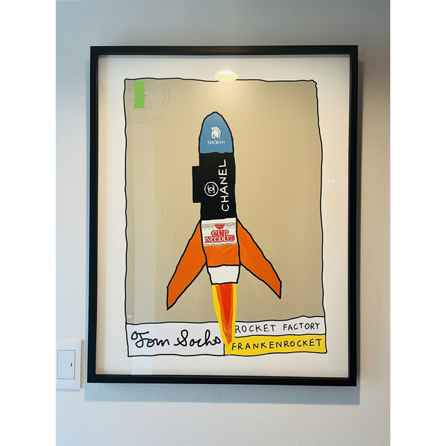 Tom Sachs トムサックス シルクスリーン NIKE 額装済 本物保証の通販