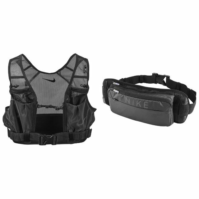 新品未使用ナイキトランスフォームベストパックS/M 黒 ランニング
