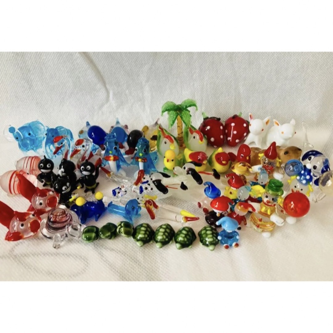 keko ガラス細工 ミニチュ ガラス細工 ミニチュアコレクションの通販