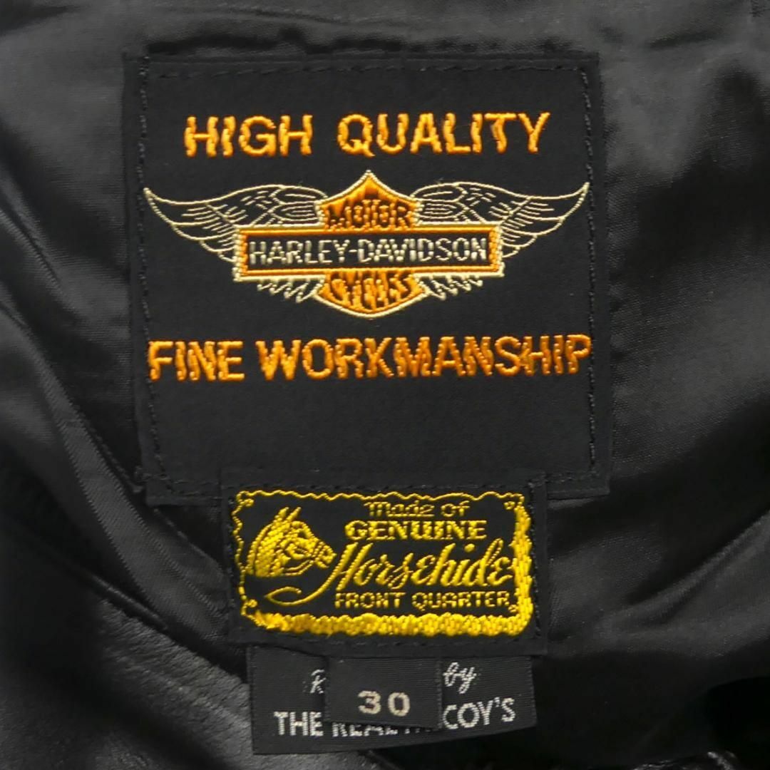 THE REAL McCOY'S - レザーパンツ ハーレーダビッドソン リアル