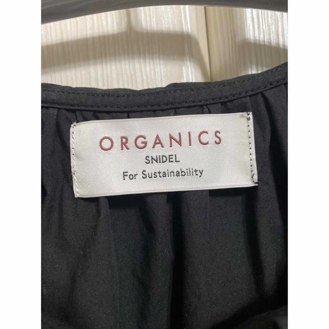 SNIDEL - SNIDEL ORGANICSビッグカラーノースリブラウス トップスの