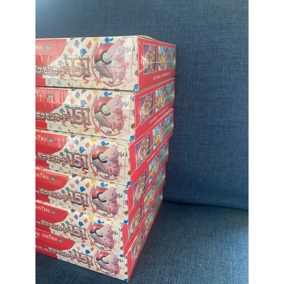 新品未開封 ポケモンカード 151 シュリンク付き 6box 【公式通販】