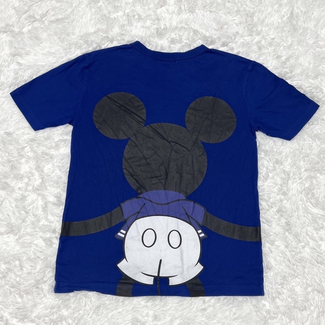 Disney - ミッキーマウス Tシャツ 青色 M ミッキー サッカーの通販 by