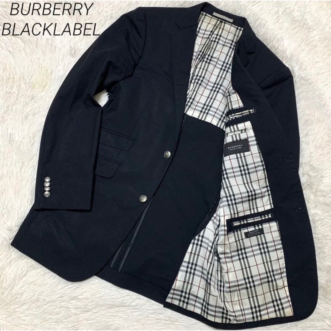 BURBERRY BLACK LABEL - BURBERRY BLACK LABEL ジャケット 銀ボタン