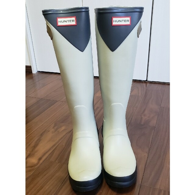 新品箱付きHUNTER レディースレインブーツ24.5cm