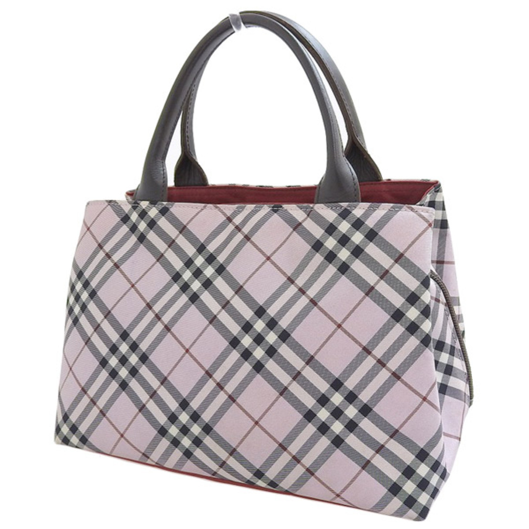BURBERRY - バーバリー チェック ハンドバッグ ナイロン ピンクの通販