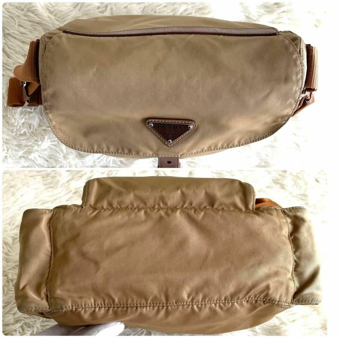 PRADA - 【美品】プラダ メッセンジャーバッグ ナイロン 三角ロゴ 斜め