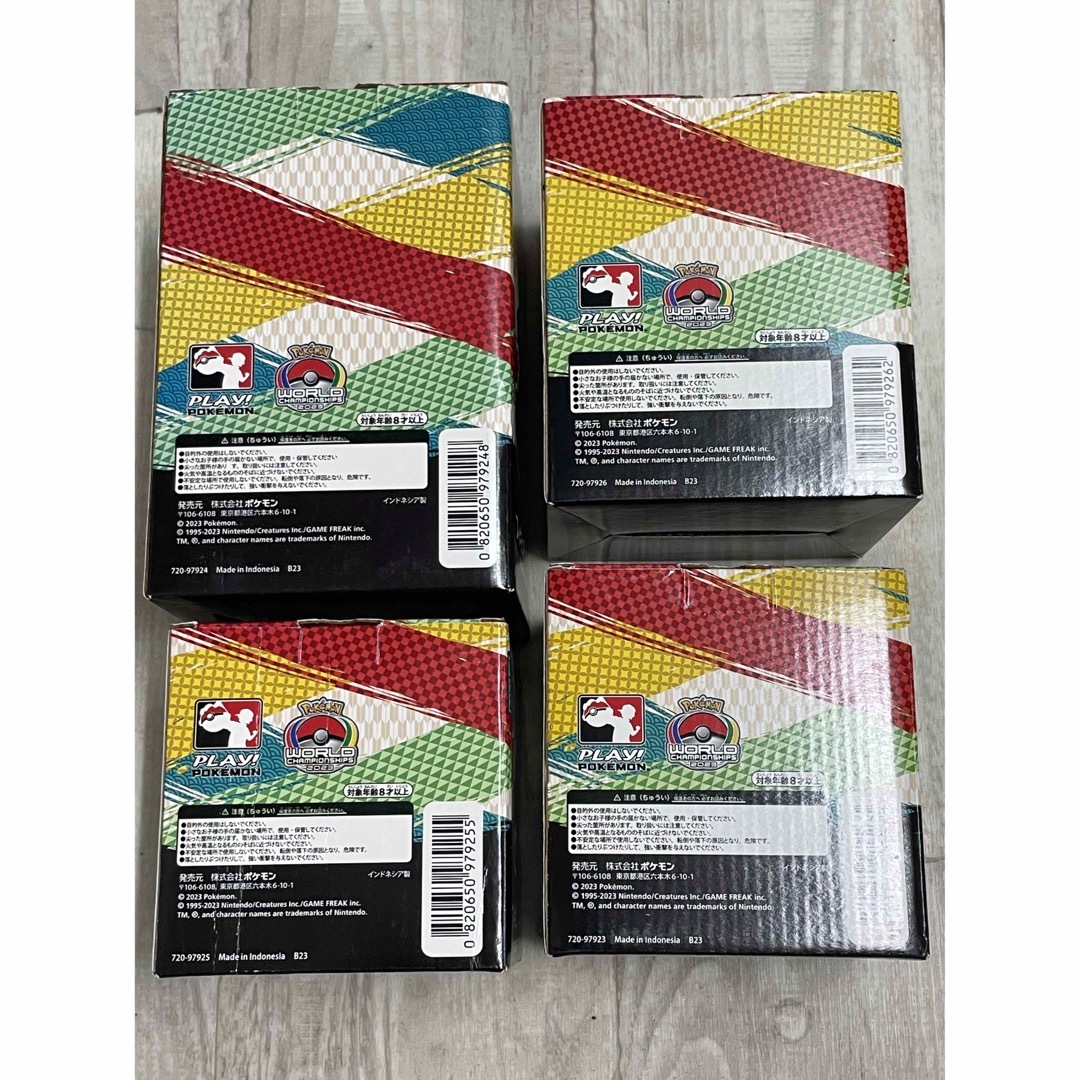 ポケモンWCS2023 横浜 フィギュア全4種セット