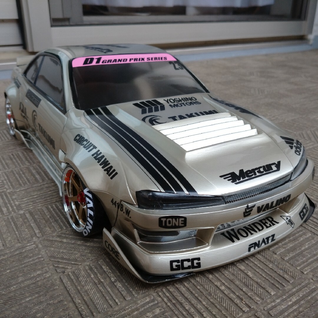 ラジコンボディ 用 カッティング ステッカー 下田紗弥加選手 シルビア