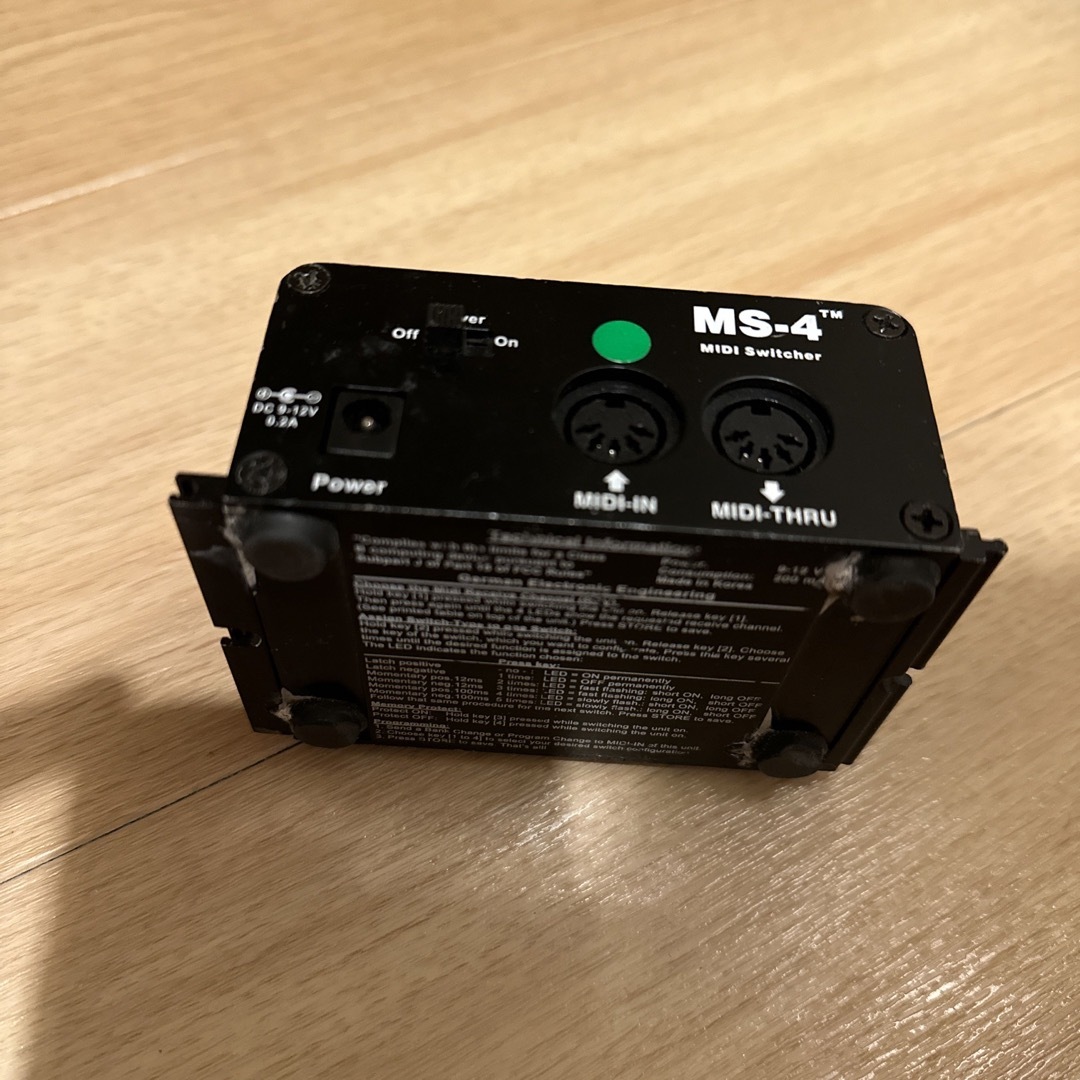 Nobels MS-4 MIDIスイッチャー Nobels MS-4 MIDIスイッチャー nobels