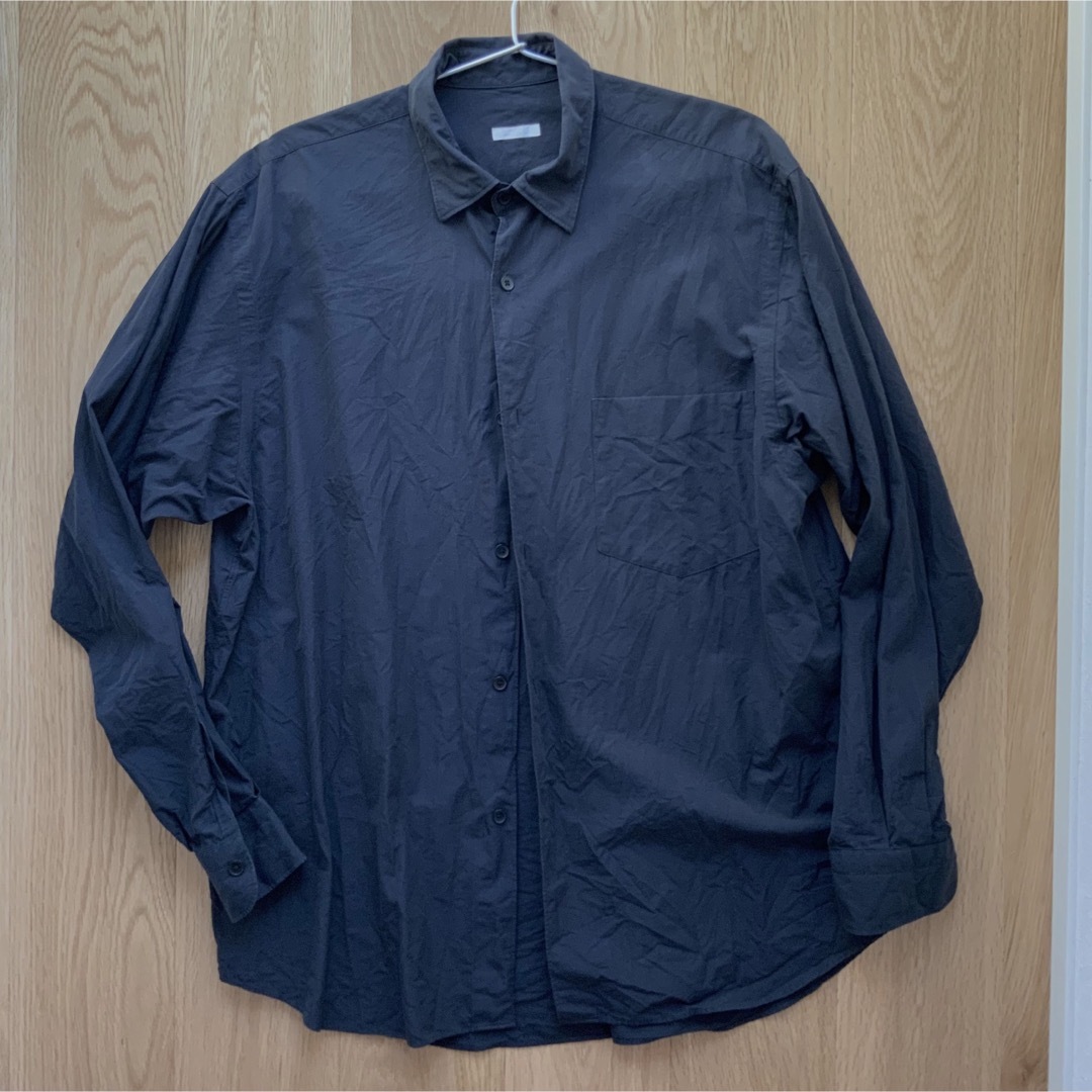 COMOLI 新型コモリシャツ ネイビー サイズ1