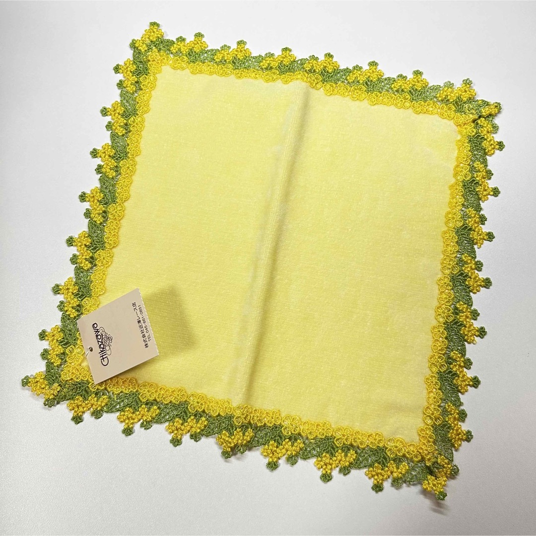 近沢レース タオルハンカチ 菜の花の通販 by ねここ's shop｜ラクマ
