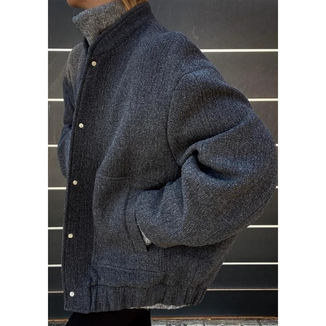 ZARA - ZARA ウールブレンド ボンバージャケット - LIMITED EDITIONの