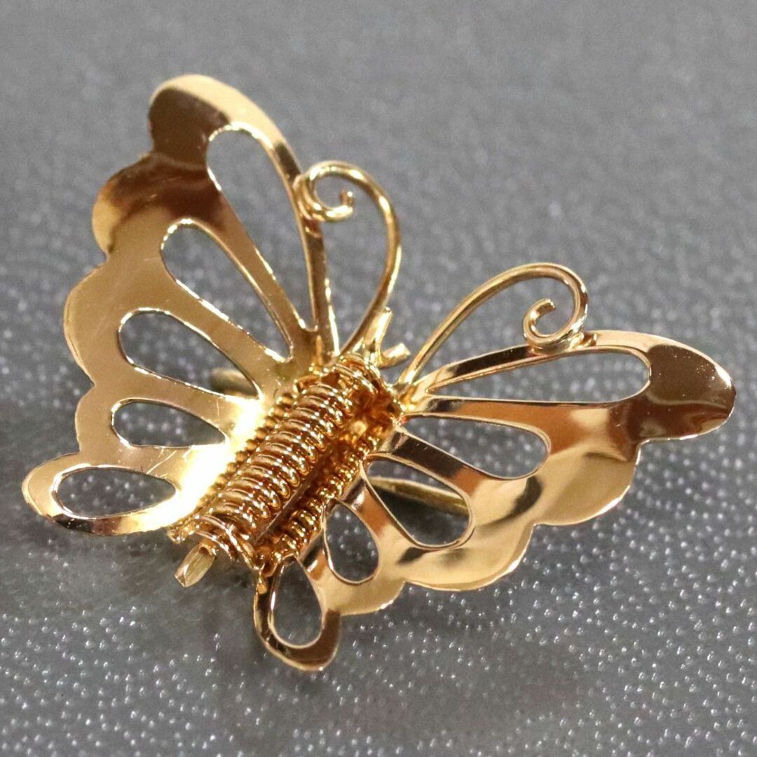 K18ブローチ k18蝶々ブローチ 蝶々モチーフ 1.0g K18ブローチ 蝶々