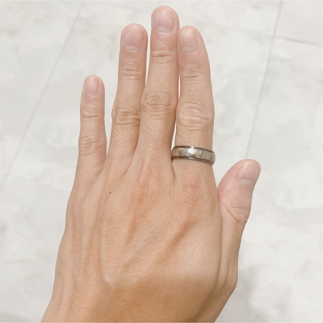 シルバーリング/メンズリング/指輪/15号の通販 by アッキー's shop｜ラクマ