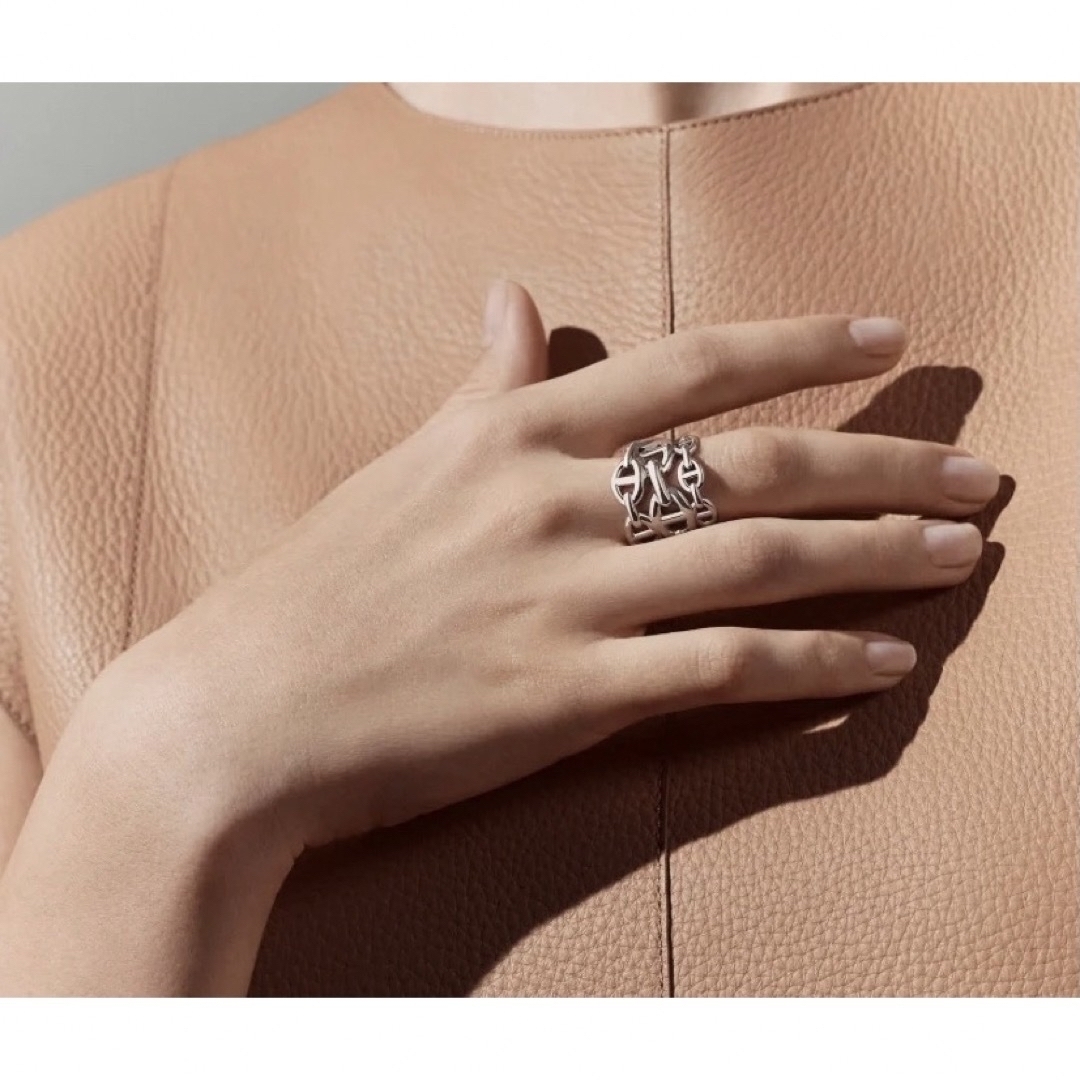 HERMES - 値下げ！エルメス リング シェーヌダンクル アンシェネ GM