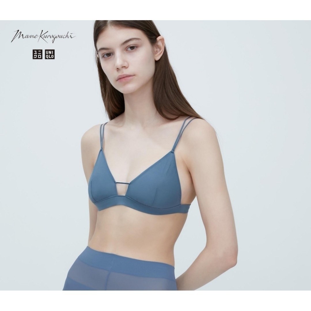 UNIQLO - UNIQLO ワイヤレス シアー ブラ XL マメクロゴウチ ユニクロ