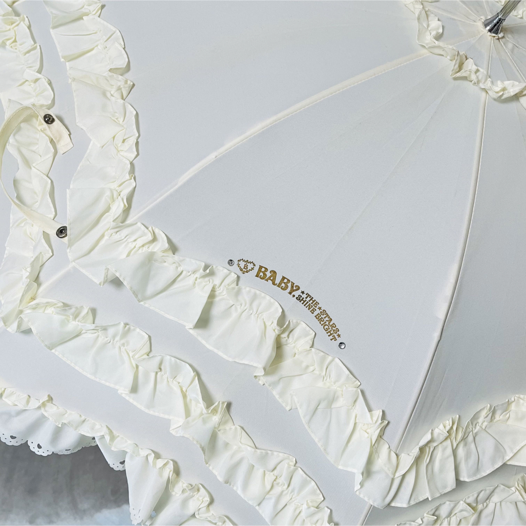 BABY,THE STARS SHINE BRIGHT - ♡BABY♡フリルアンブレラ/晴雨兼用傘