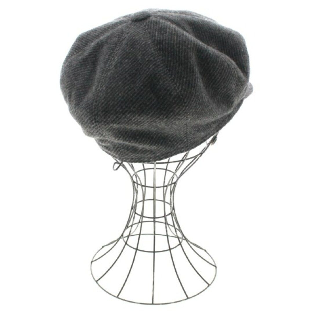 HERMES エルメス キャスケット 57 チャコールグレー系 古着中古