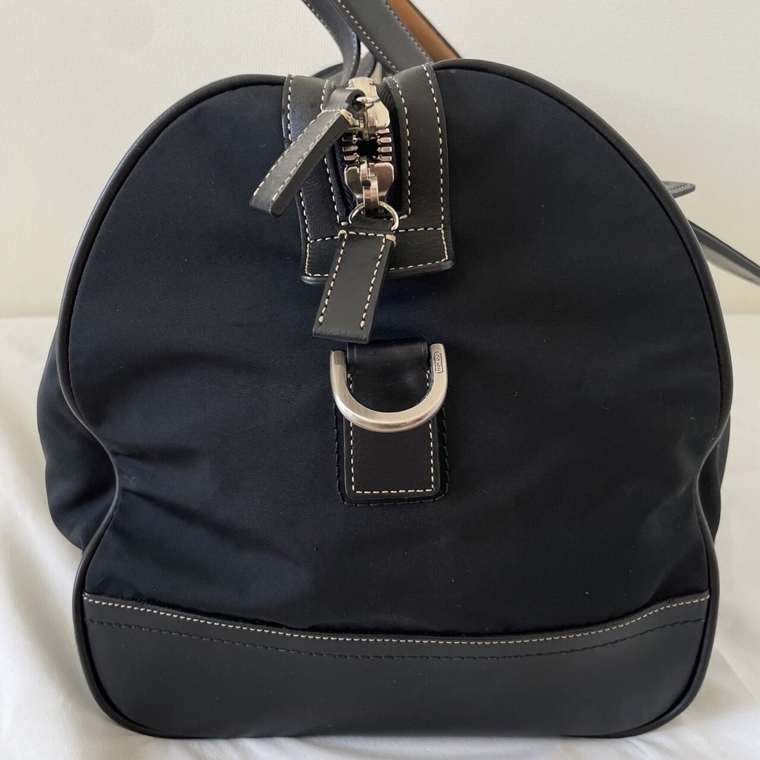 COACH - 【美品】coach ボストンバッグ ナイロン×レザー 2way黒 大容量