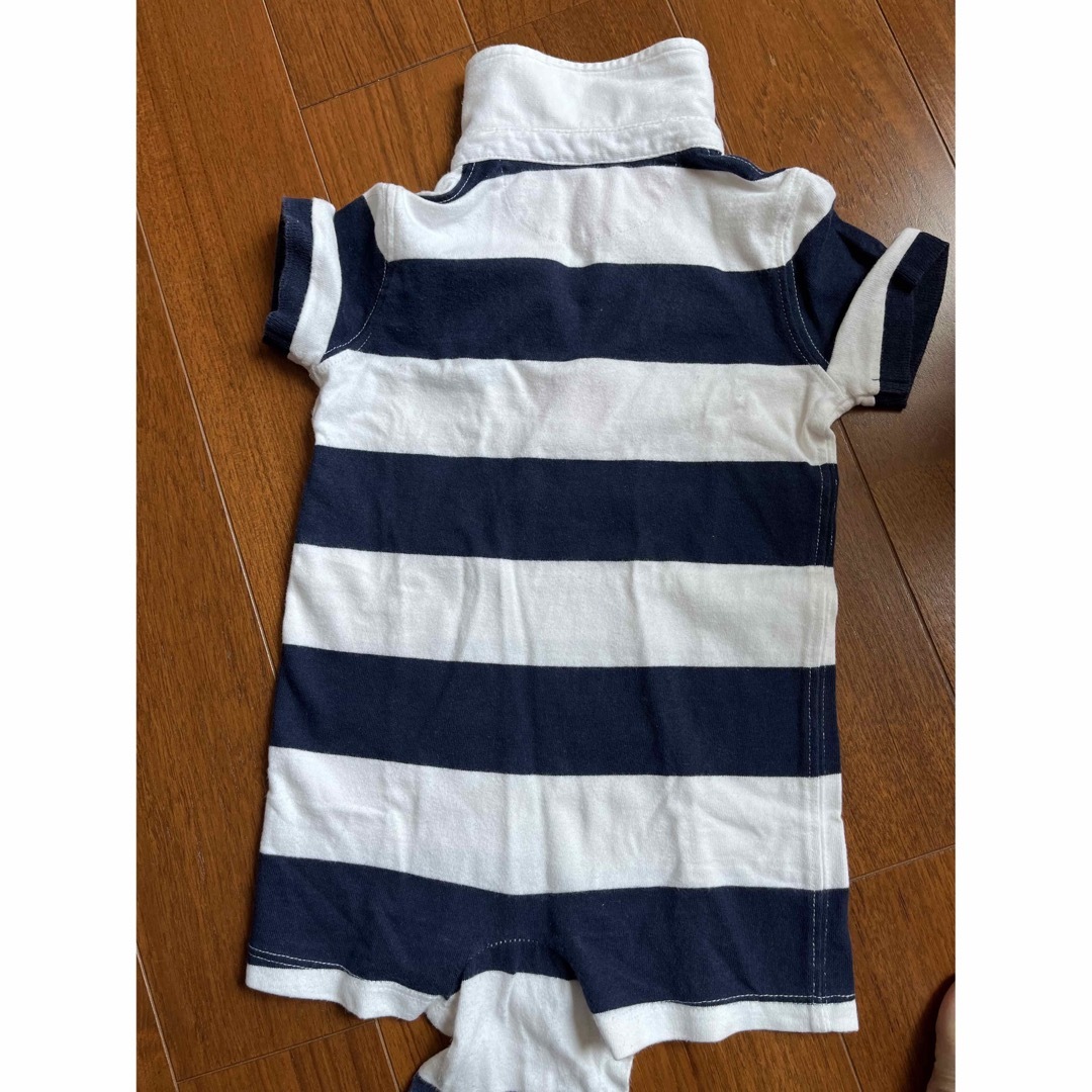 POLO RALPH LAUREN - ラルフローレン ベビー ボーダー ロンパース 75