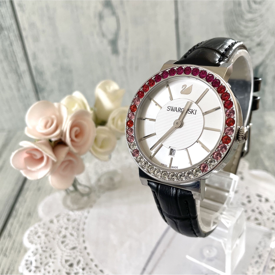 SWAROVSKI - 【希少】Swarovski スワロフスキー 腕時計 ストーンベゼル