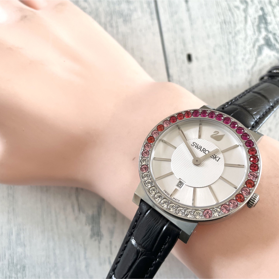 SWAROVSKI - 【希少】Swarovski スワロフスキー 腕時計 ストーンベゼル