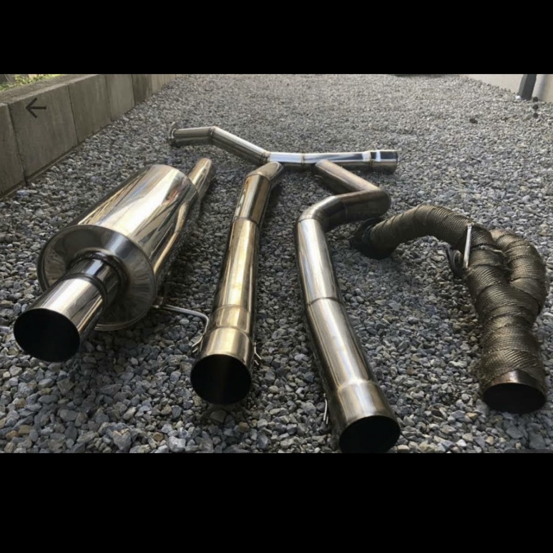 DC5インテグラタイプR！オリジナル中間ストレートマフラー！-確認用