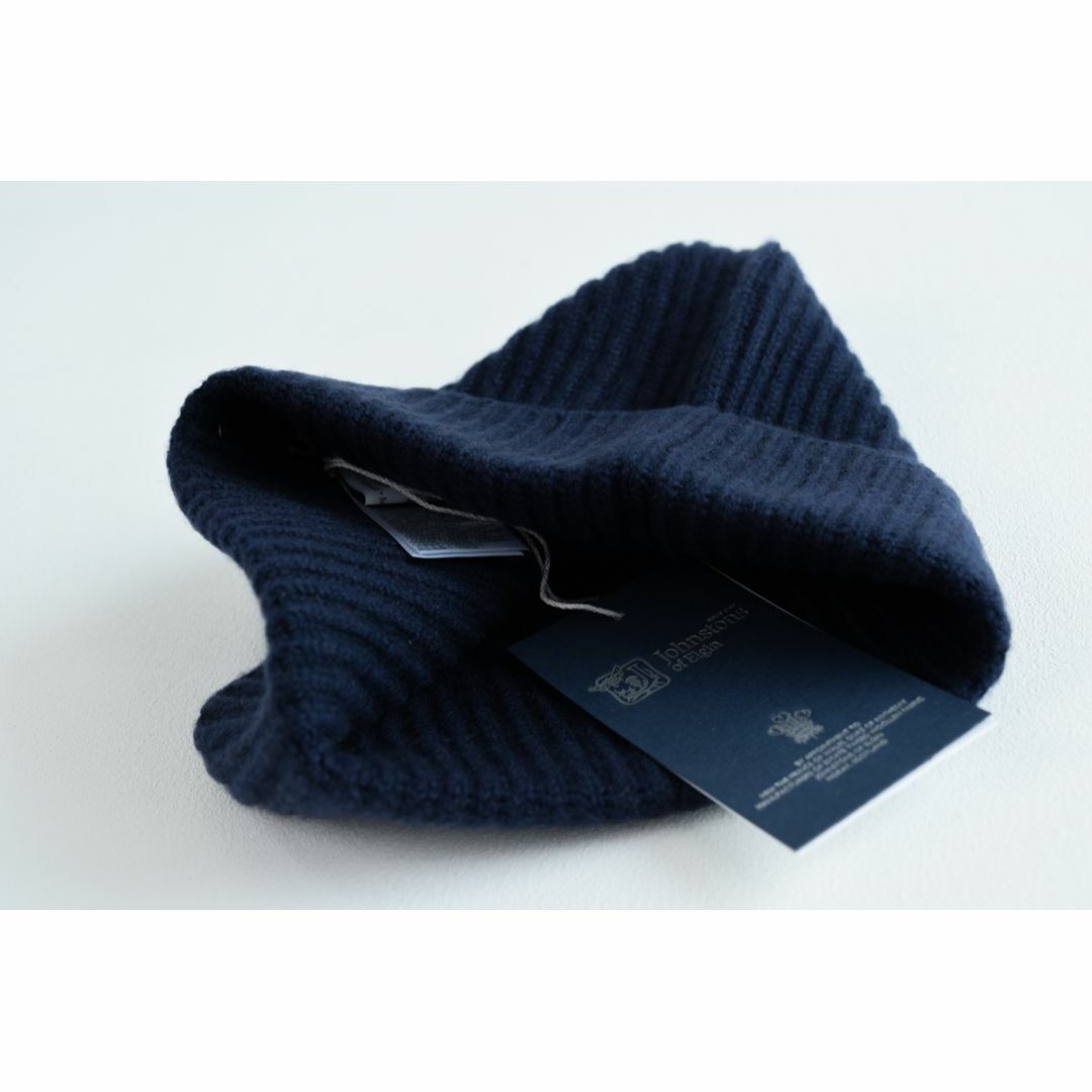 Johnstons - 新品 カシミア100％ Johnstons of Elgin ニット帽