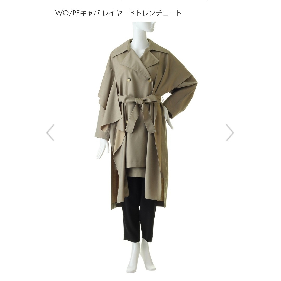 ENFOLD - 【ENFOLD(公式)】ギャバレイヤードトレンチコートの通販 by