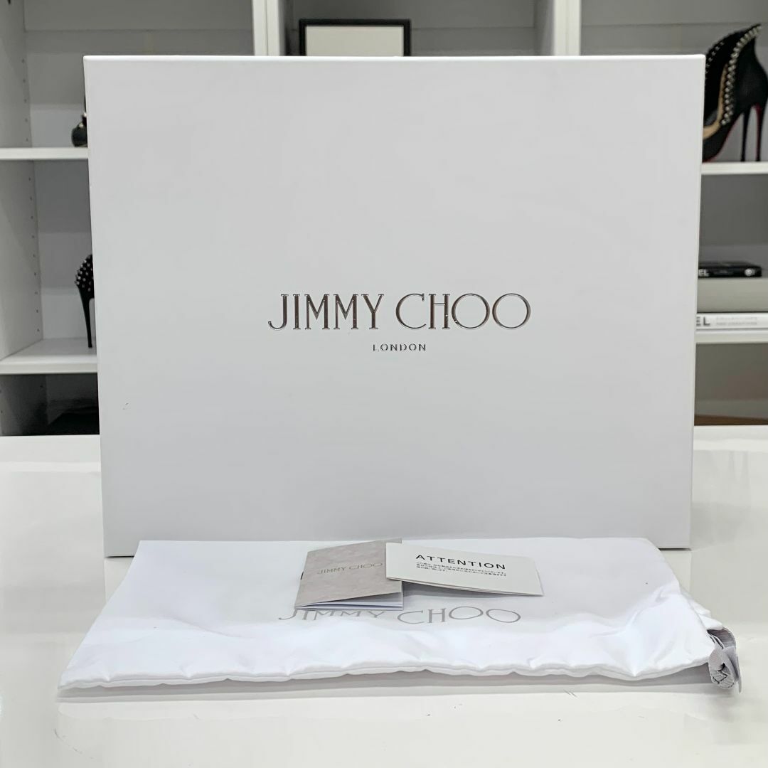 JIMMY CHOO - 7172 未使用 ジミーチュウ DIAMOND パテント レザー