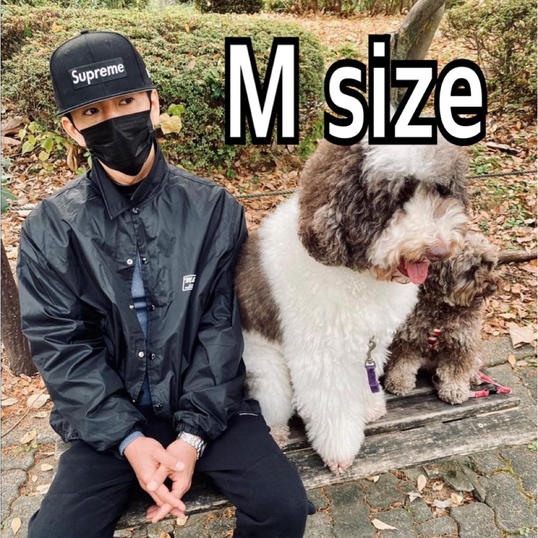 M&M - エムアンドエム M&M ボアコーチジャケット BLACK Mサイズ