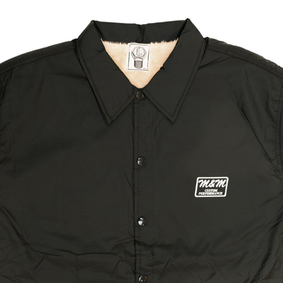 M&M - エムアンドエム M&M ボアコーチジャケット BLACK Mサイズ