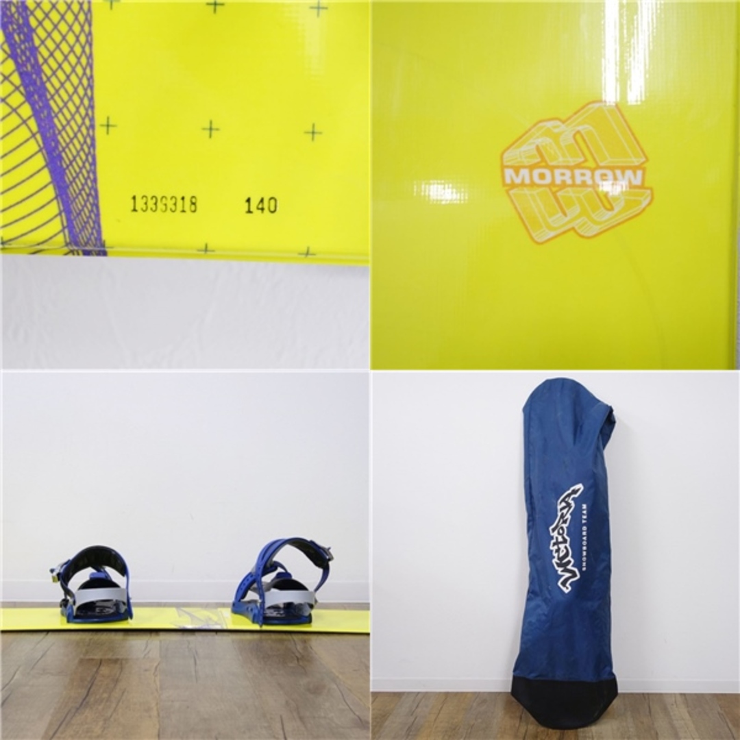 Morrow - モロー MORROW スノーボード 140cm ビンディング セット 収納