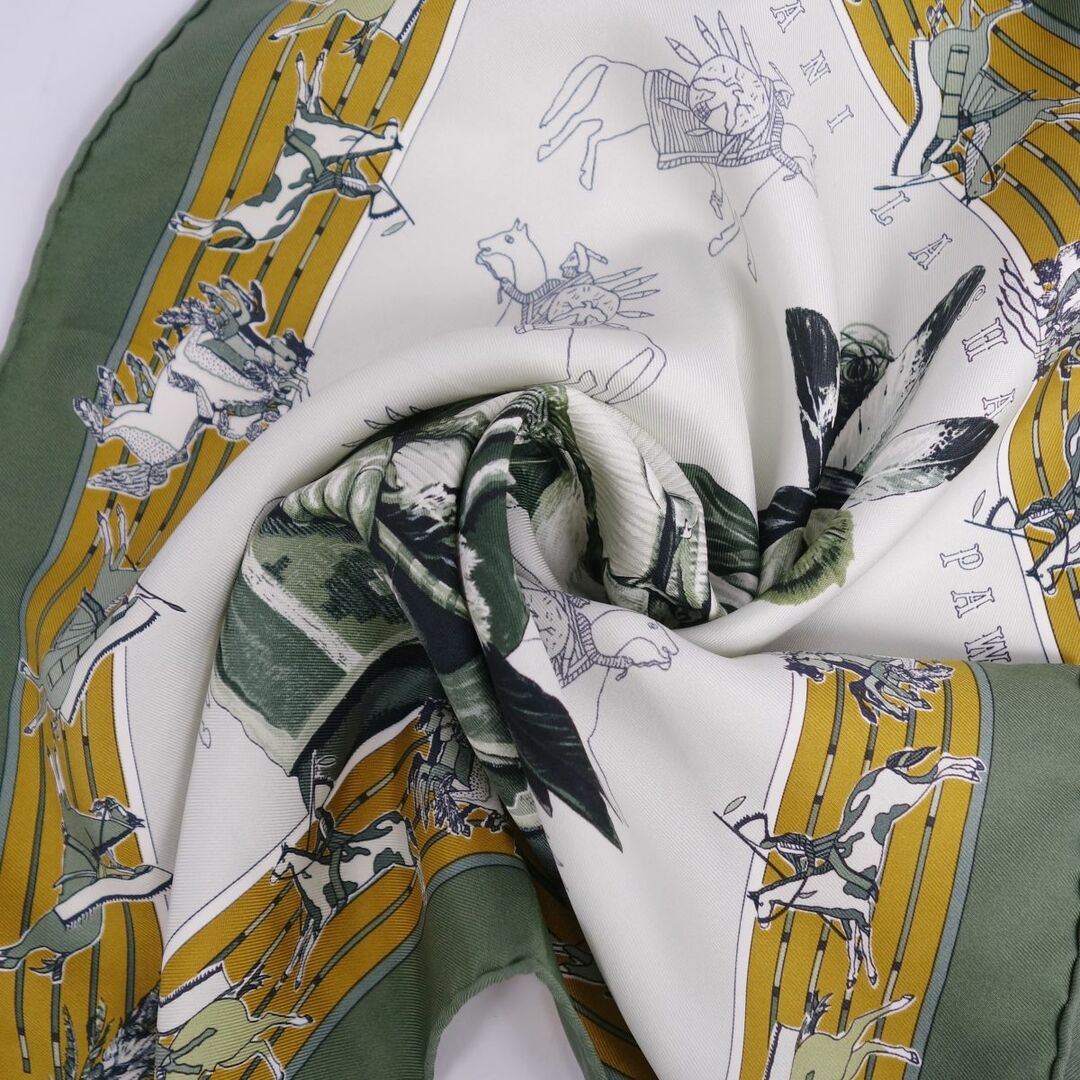 HERMES - エルメス HERMES スカーフ カレ40 PANI LA SHAR PAWNEE