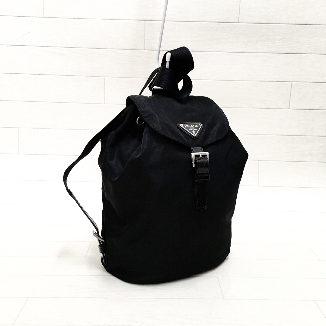 ☆美品・白タグ付☆PRADA TESSUTO VELAナイロンリュック ブラック