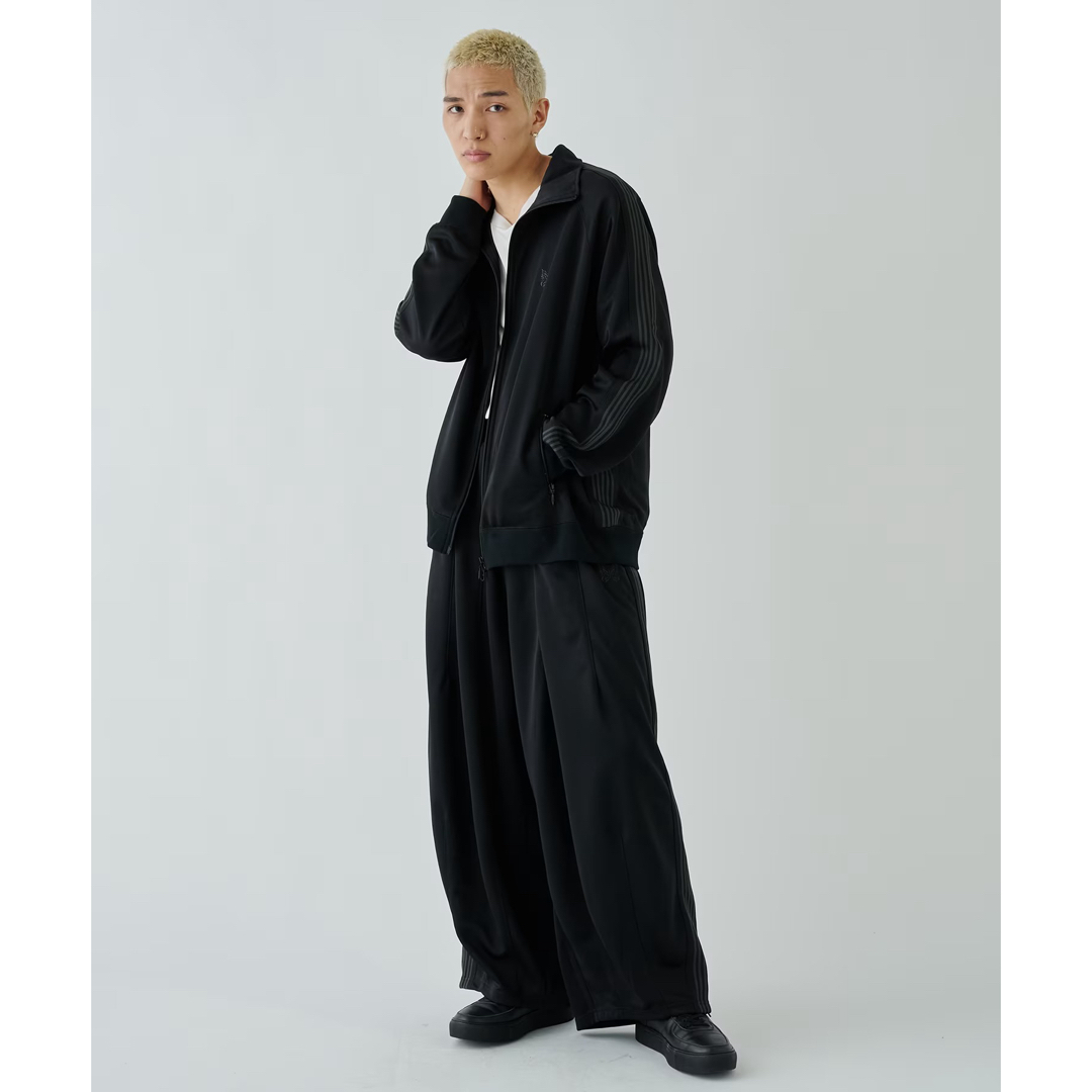 Needles - needles 24ss H.D ヒザデルパンツ studious 別注 黒 Lの通販