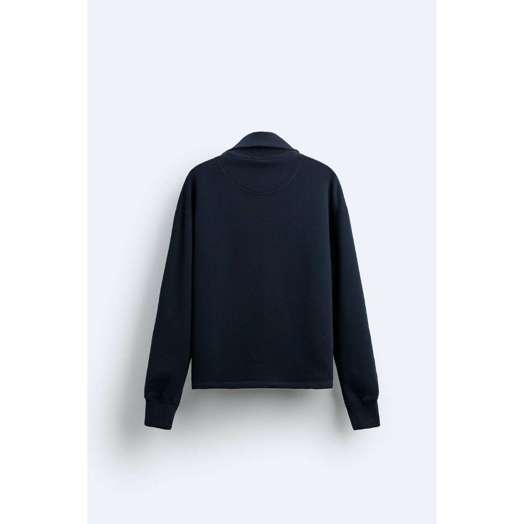 ZARA - 【着1短‼️】ZARA ジッパーネック スウェットシャツ 
