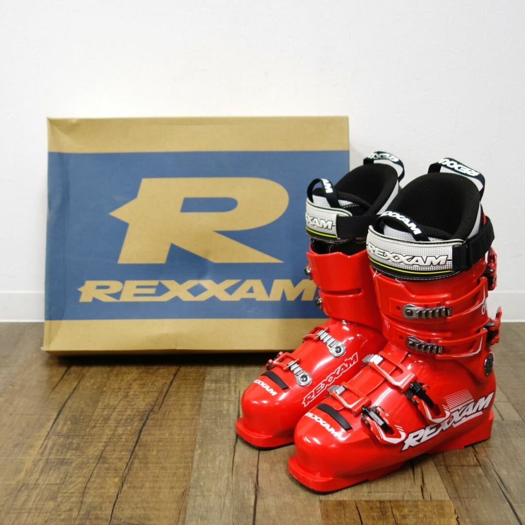 美品 レグザム REXXAM MAX 100 BX-S17 RED 27cm 313mm スキーブーツ