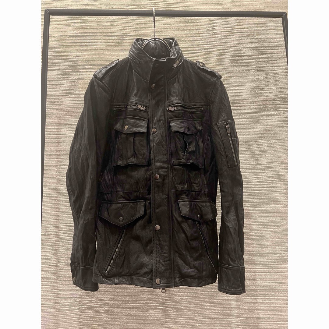 00s archive jack rose leather jacket