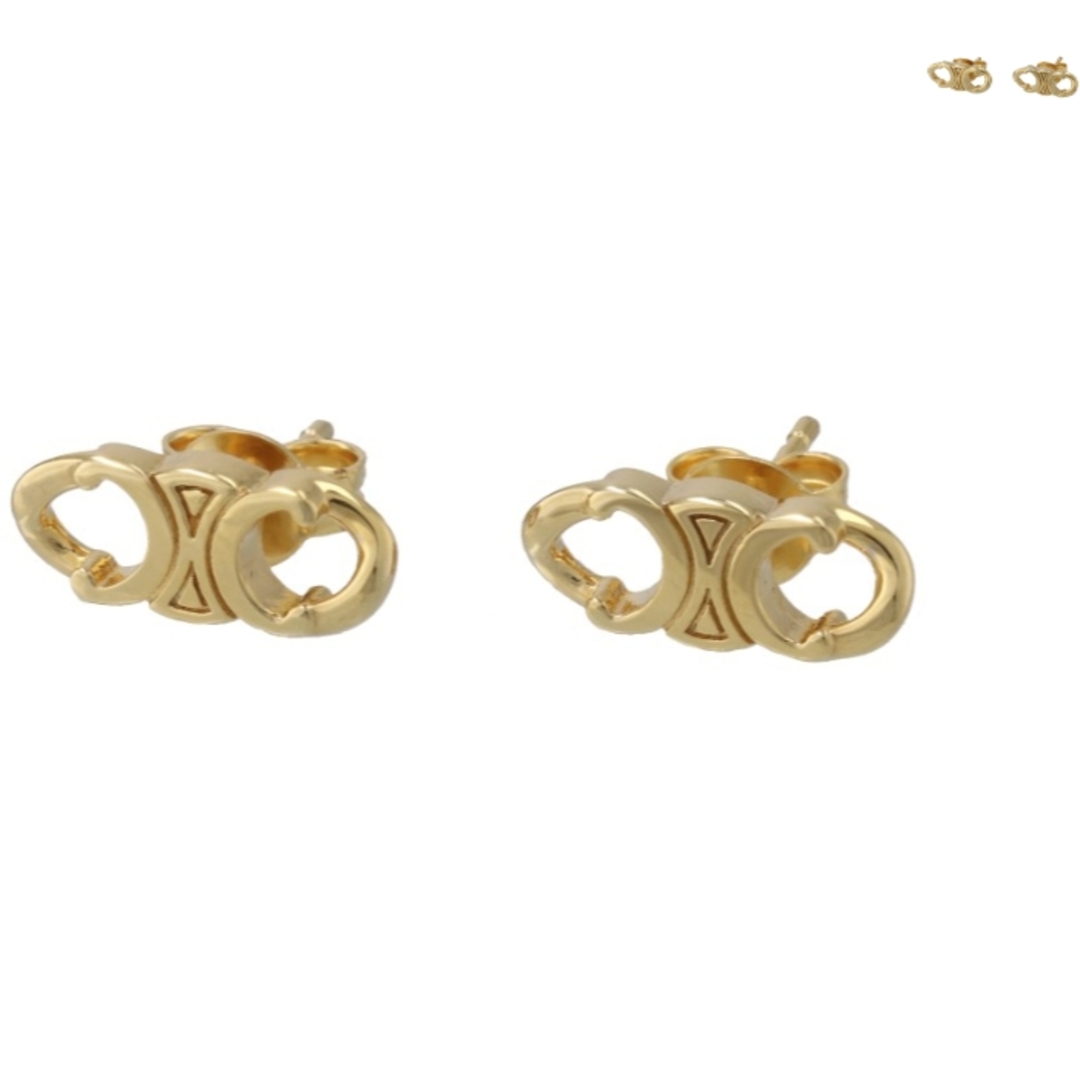 CELINE - セリーヌ CELINE ピアス トリオンフ グルメット スタッズ