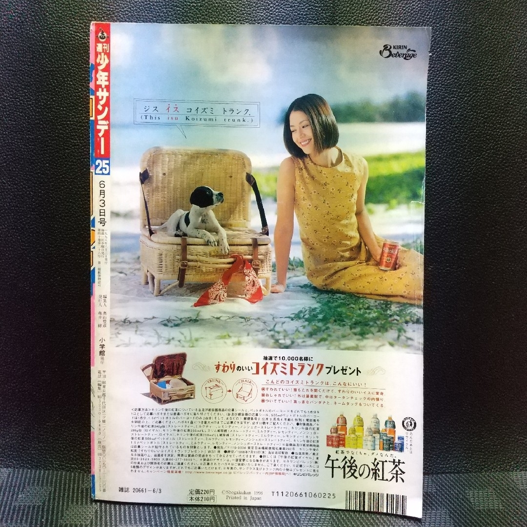 小学館 - 週刊少年サンデー 1998年25号※犬夜叉 巻頭カラー※デビデビ 2