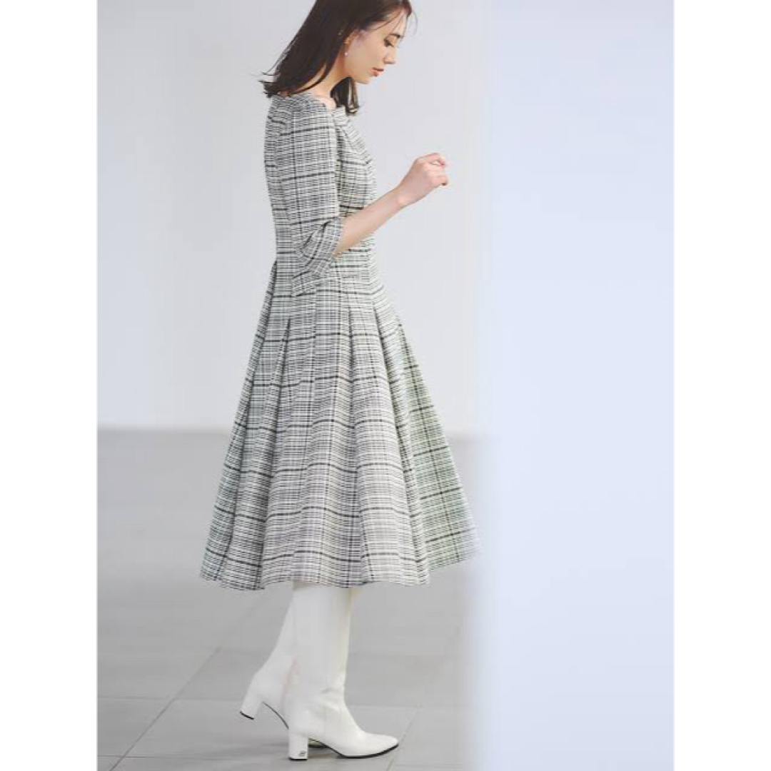 CELFORD - 【正規品】CELFORD トリプルクロスワンピース CHECK