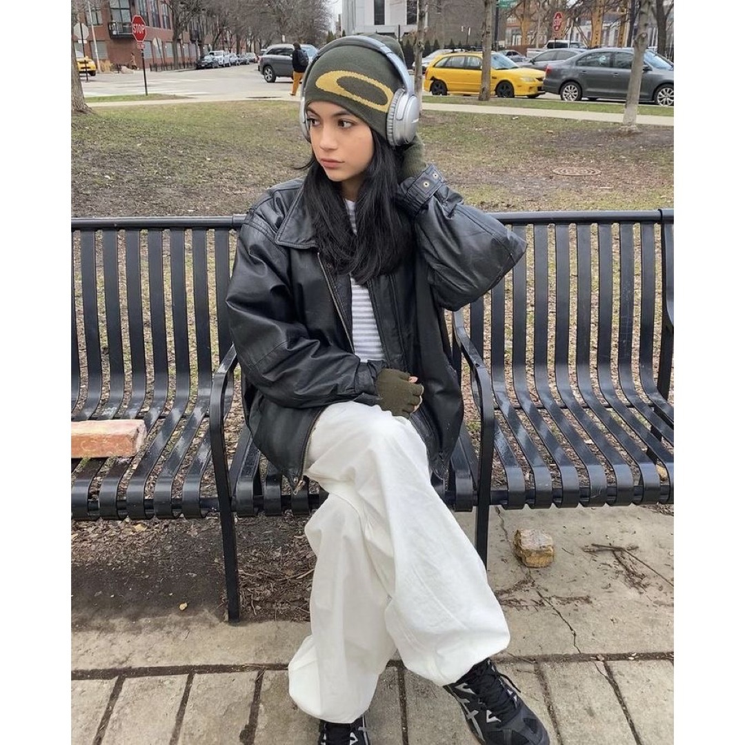 Oakley - OAKLEY ビーニー オークリー Y2K カーキ ニット帽 新品 未