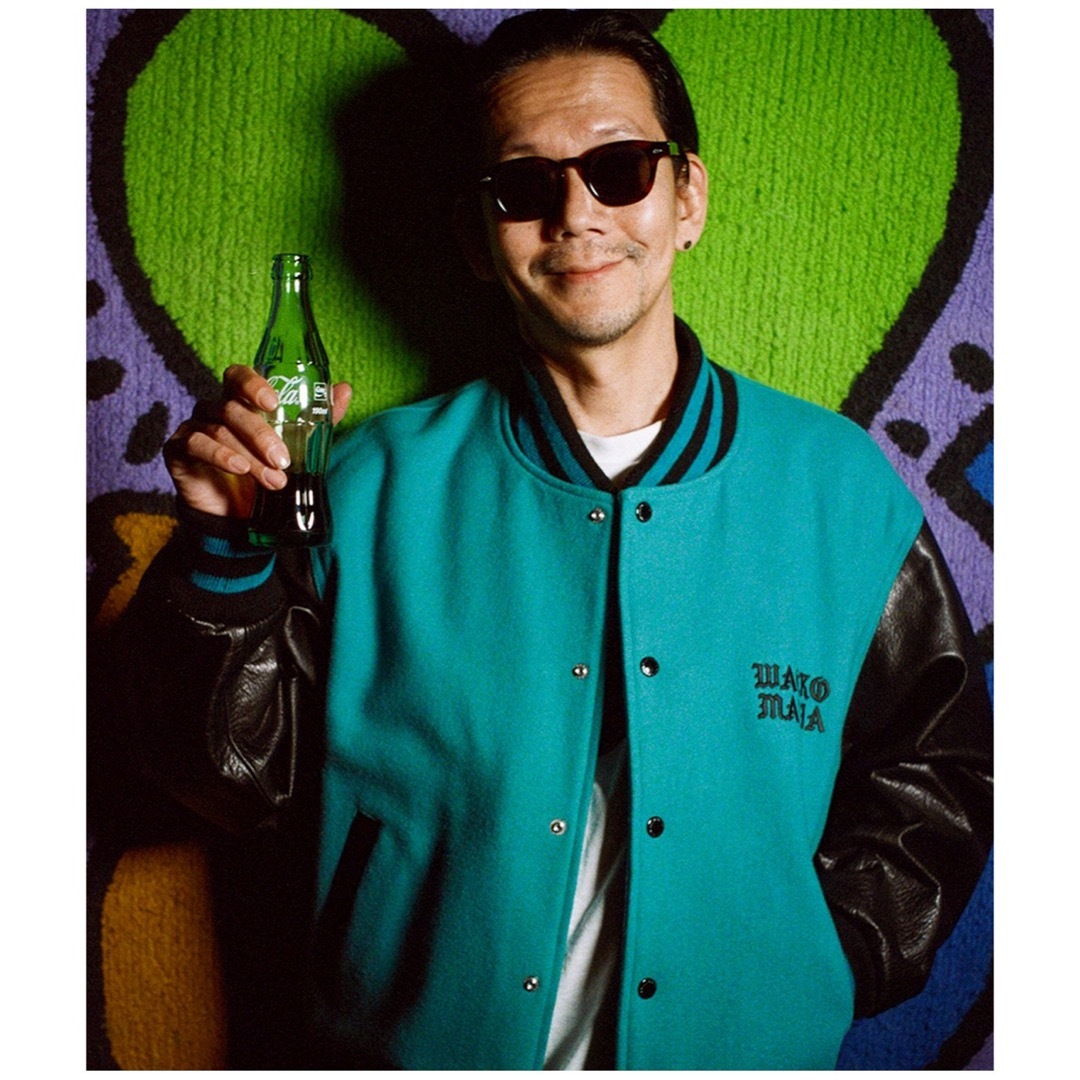 WACKO MARIA - L WACKO MARIA ワコマリア スタジャン レザー 野村訓市