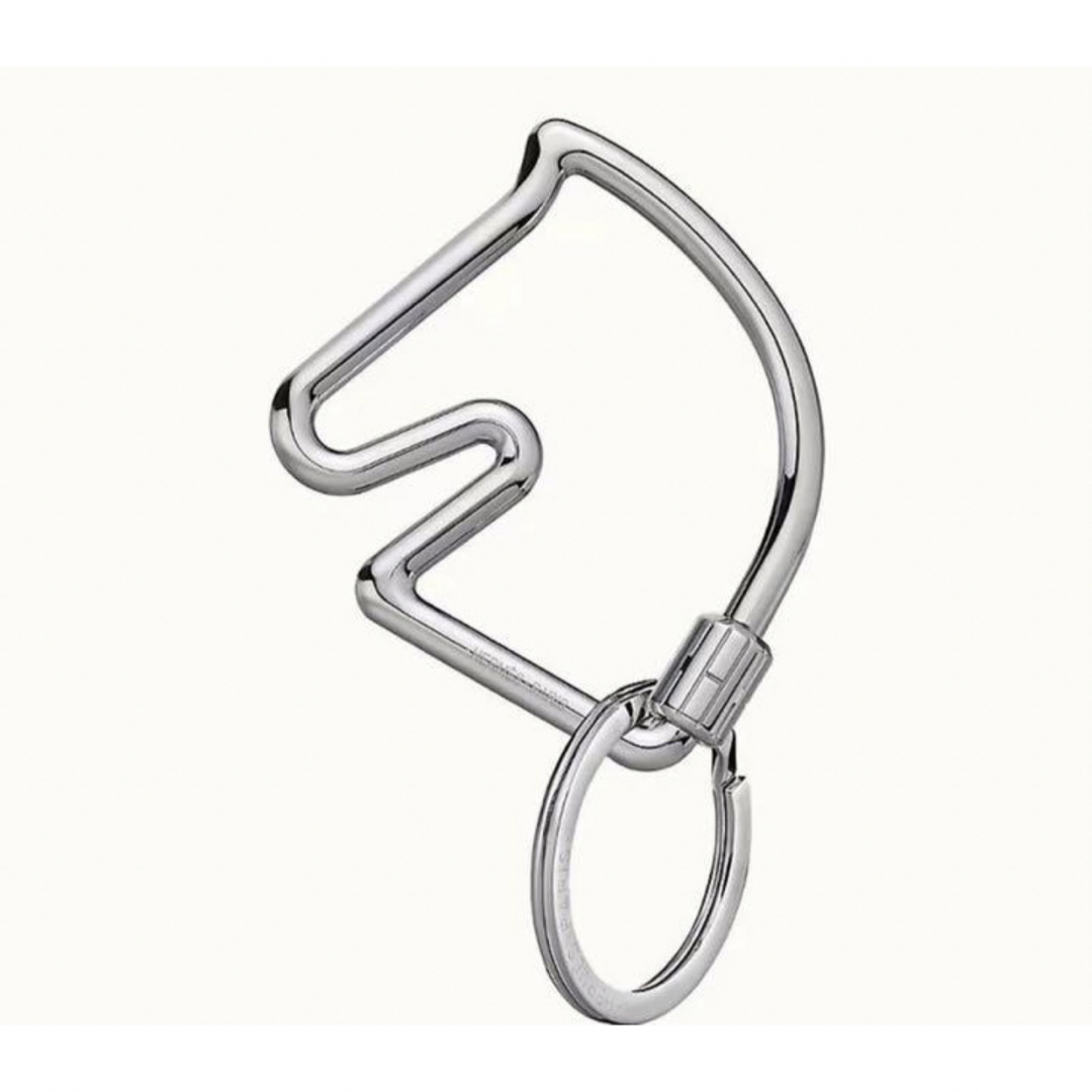 HERMES - 値下げ！エルメス キーホルダー キーリング 馬 シュヴァル