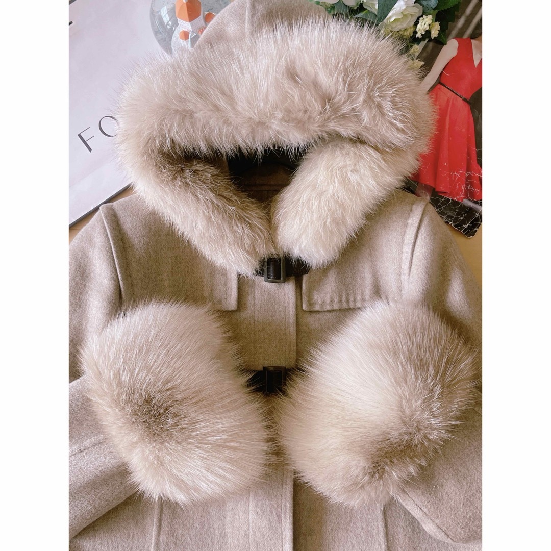 FOXEY - 極美品！FOXEY52万円カシミアファーコート 40 Rene foxeyの