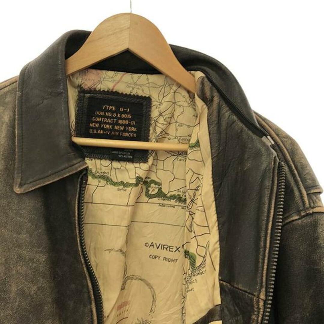 AVIREX - AVIREX / アヴィレックス | TYPE G-1 地図柄 裏地 レザー