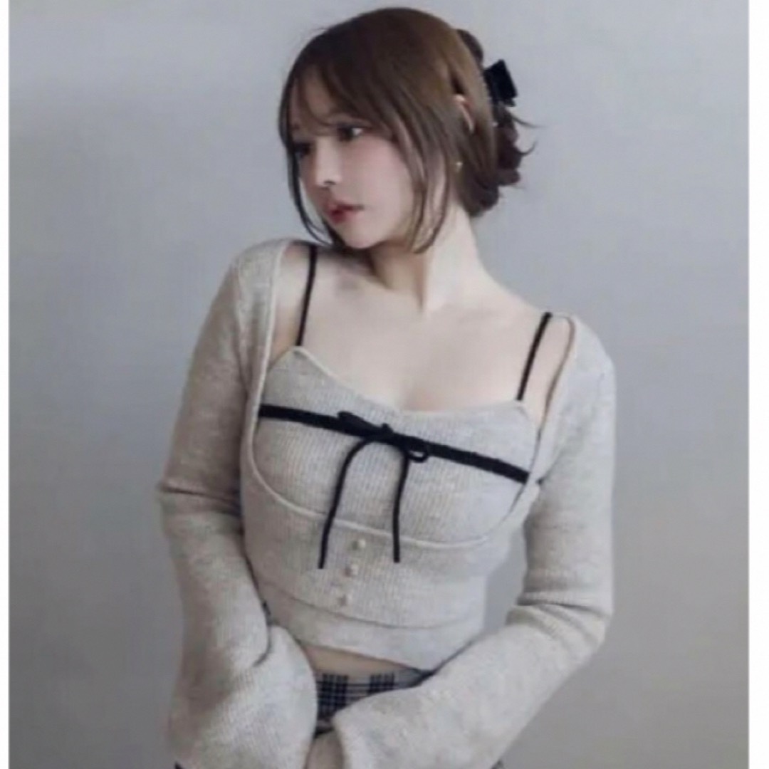 正規品 andmary アンドマリー ナタリーリボンセット トップスの通販 by